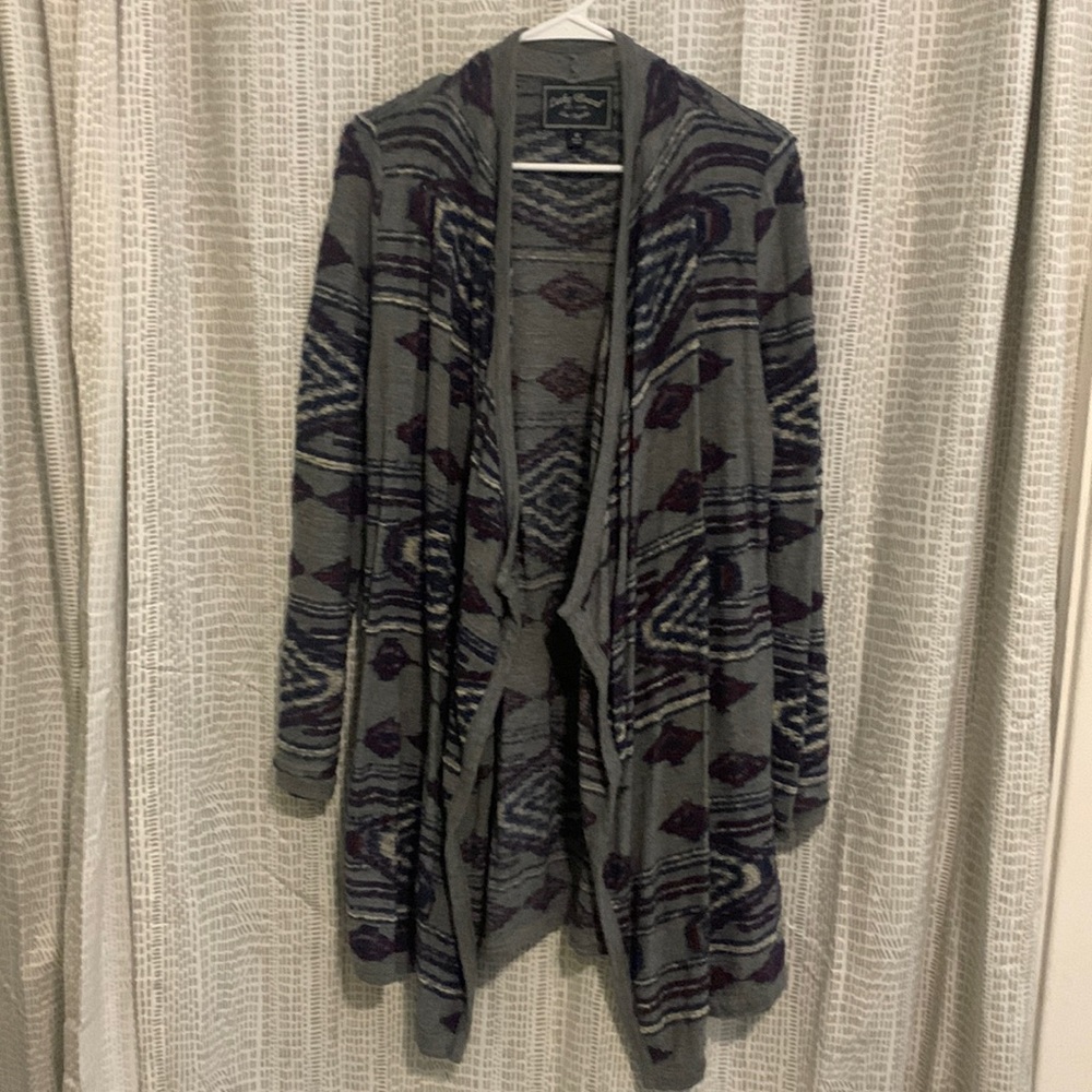 Lucky Brand long printed Sweater
